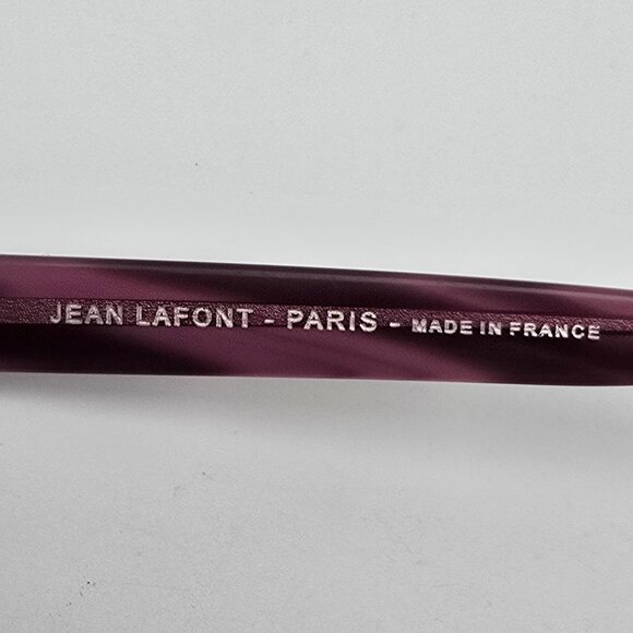 Jean Lafont Paris Eva 857 Purple Stripe Eyeglasses Frame w/ Case France 51mm - Picture 9 of 15